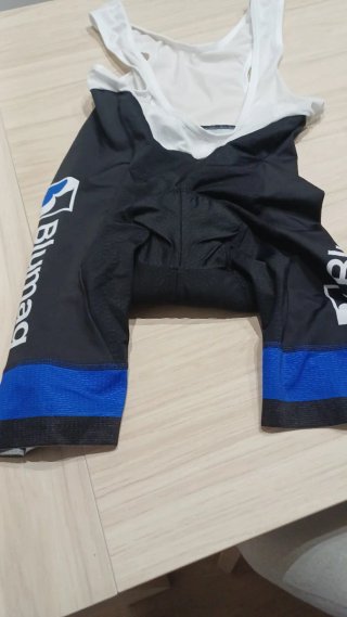 Maillot Ciclismo Azul y Negro Talla M