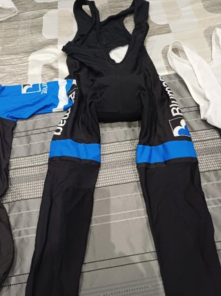 Maillot Ciclismo Azul y Negro Talla M