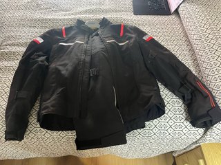 Traje Revit Tornado 3 Negro Chaqueta+Pantalón M