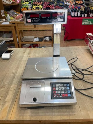Balanza Electrónica con Impresora Térmica