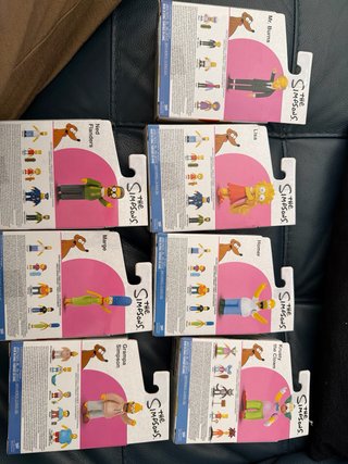 Lotto 7 Figure Jakks The Simpsons