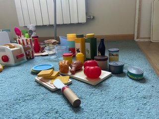 Cocinita IKEA con accesorios