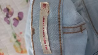 Pantalón Levi's Mujer Azul modelo Mile High Súper