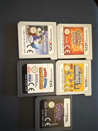 Pack 5 Juegos Nintendo 3DS y DS