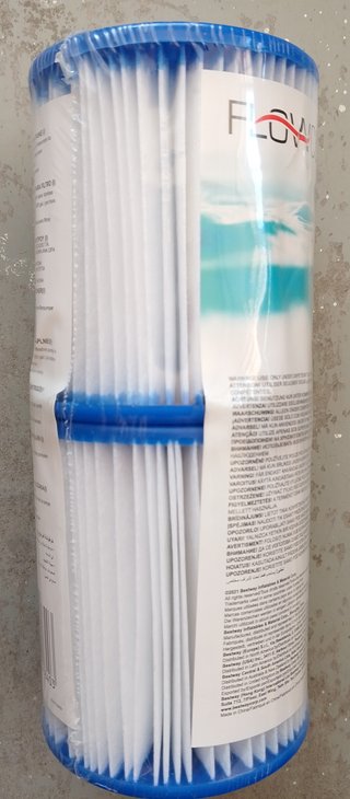 Filtro Piscina tipo I + Test Kit CL/PH + Parches