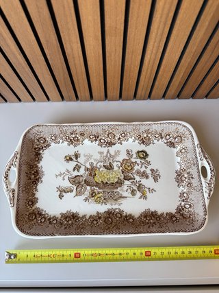 Bandeja porcelana Mason's antigua floral