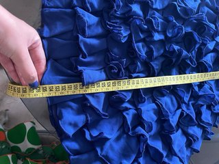 Traje Flamenca Azul Eléctrico Exclusivo