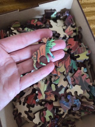 Puzzle Madera Mysterious Bear A3