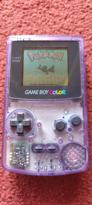 Nintendo Game Boy Color Morado Transparente