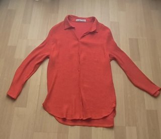 Camisa naranja Bershka