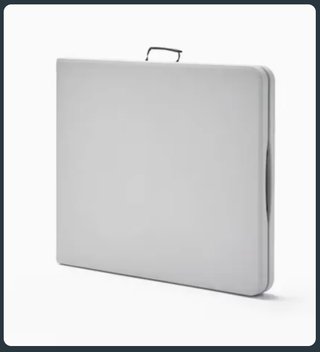 Mesa plegable 180cm blanca NUEVA