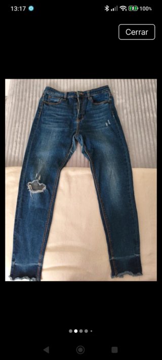 Pantalones vaqueros Zara hombre rotos y