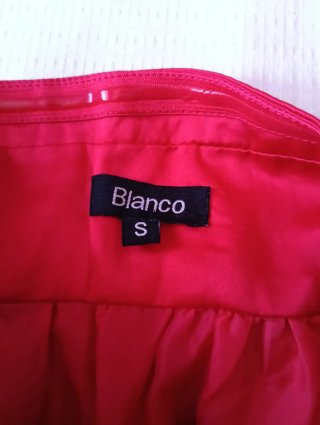 Vestido palabra de honor Blanco Talla S