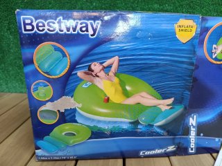 BESTWAY 43138 - Flotador Tumbona Hinchable CoolerZ