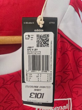 Camiseta Arsenal Saka 7 Fan 25/26 Talla S