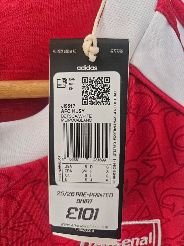 Camiseta Arsenal Saka 7 Fan 25/26 Talla S
