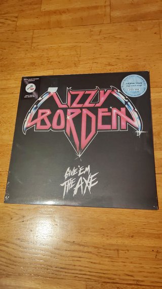 LIZZY BORDEN - Give 'Em The Axe LP, Vinilo Ice Blu
