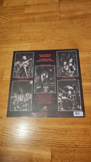 LIZZY BORDEN - Give 'Em The Axe LP, Vinilo Ice Blu