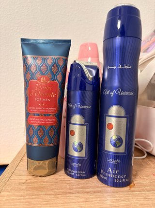 Lattafa Art of Universe Perfumed Spray y Ambientad