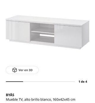 Mueble TV Ikea Blanco