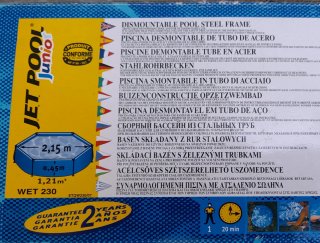 Piscina infantil desmontable azul