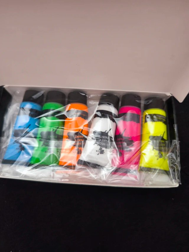 Maschera Neon per Viso 6 Colori Bambini Adulti