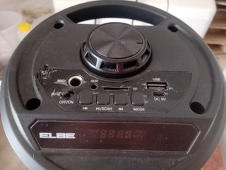 Altavoz Karaoke ELBE Negro
