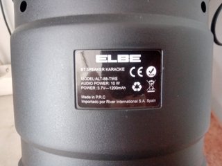 Altavoz Karaoke ELBE Negro