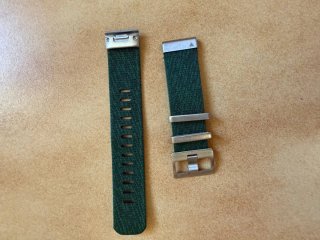Cinturino Garmin QuickFit 22 Nylon Verde