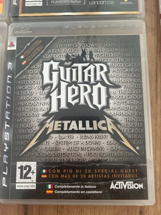 Lote 4 Juegos PS3: Guitar Hero, NBA 2K13, Singstar