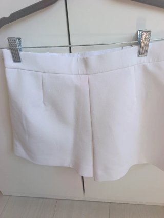 Falda pantalón Zara blanca botones Talla M