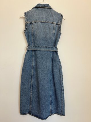 Vestido vaquero Zara sin mangas