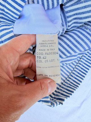Minigonna a righe Giorgio Armani Junior