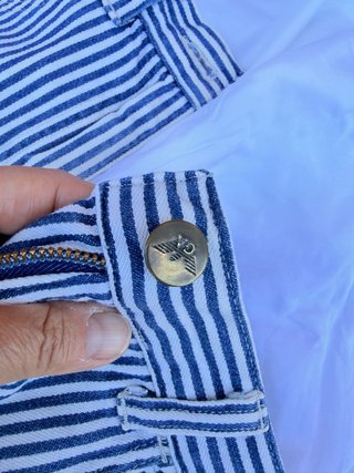 Minigonna a righe Giorgio Armani Junior