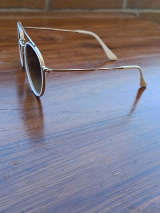 Ray-Ban Gatsby Azul Espejo Gafas de Sol ¡NUEVAS!