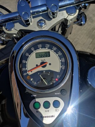 Kawasaki VN 900 Cruiser Negra