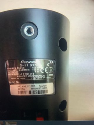 Subwoofer Yamaha SW-P130 Negro/Gris con altavoces