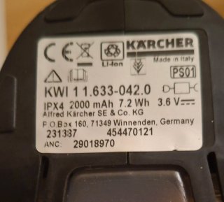 Limpia cristales Karcher WV 2 Black Edition