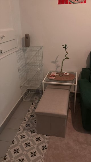 Estantería modular cubos metal y plástico