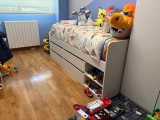 Cama infantil con cajones 90 cm