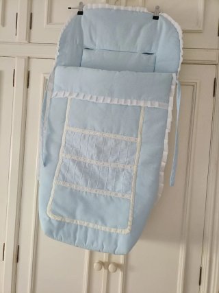 Saco silla bebé azul