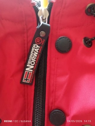 Cazadora Geographical Norway Roja