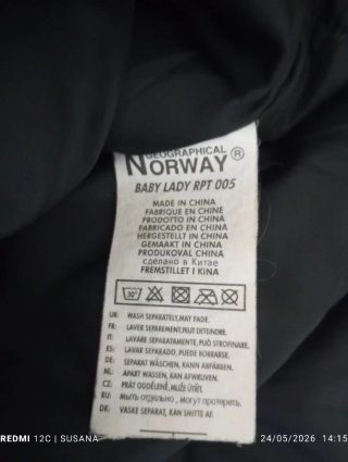 Cazadora Geographical Norway Roja