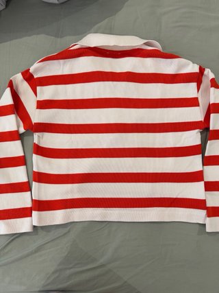 Jersey Massimo Dutti rayas rojo y blanco