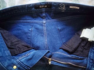 Vaqueros Replay Anbass W33 L32 Azules. Nuevos
