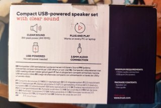 Altavoces Trust Polo USB Negro