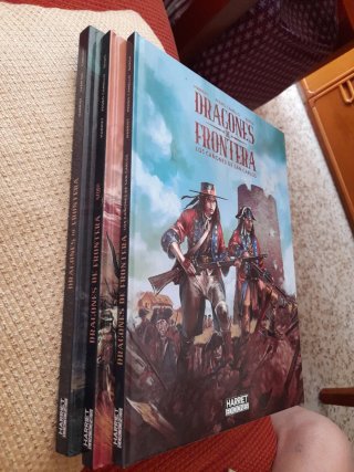 Dragones De Frontera TRES ÁLBUMES COLECCIÓN COMPLE