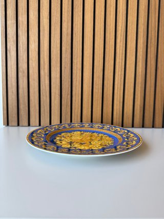 Rosenthal Versace Plato Floralia Azul