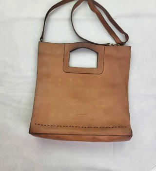 Bolso Piel Lardieri Vintage 90s Hombro