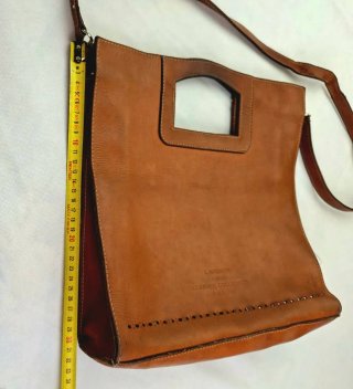 Bolso Piel Lardieri Vintage 90s Hombro